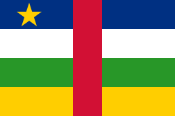 中央アフリカ共和国 の国旗
