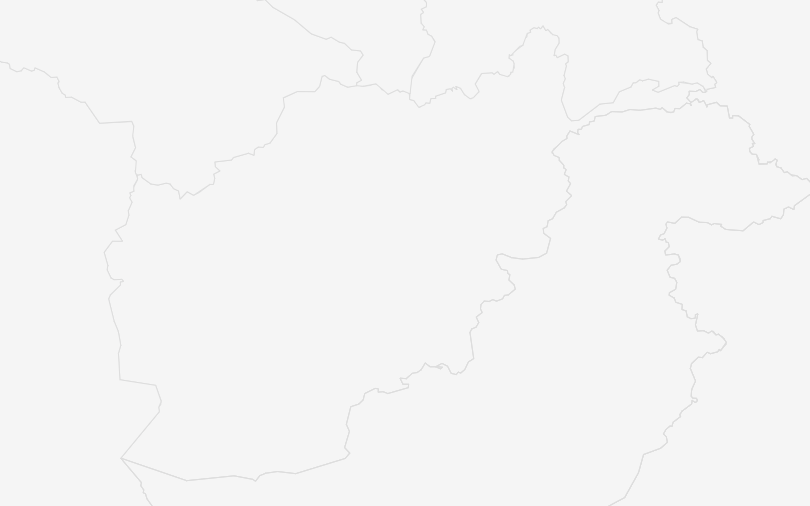 アフガニスタン・イスラム共和国 の位置（拡大）