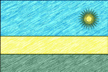 ルワンダ共和国の国旗イラスト - 色鉛筆風の国旗イラスト一覧｜世界の国サーチ