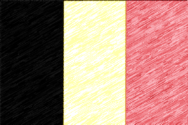 ベルギー王国の国旗イラスト - 色鉛筆風の国旗イラスト一覧｜世界の国サーチ