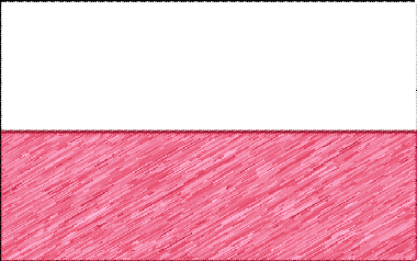 ポーランド共和国の国旗イラスト - 色鉛筆風の国旗イラスト一覧｜世界の国サーチ