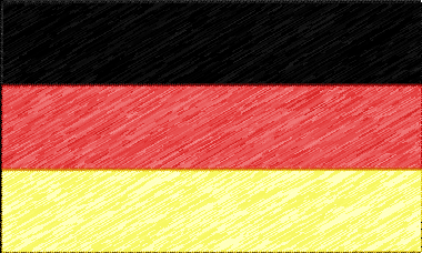 ドイツ連邦共和国の国旗イラスト - 色鉛筆風の国旗イラスト一覧｜世界の国サーチ