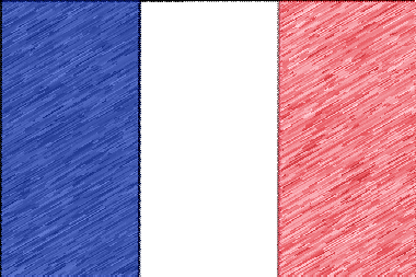 フランス共和国の国旗イラスト - 色鉛筆風の国旗イラスト一覧｜世界の国サーチ