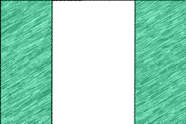 ナイジェリア連邦共和国の国旗イラスト - 色鉛筆風の国旗イラスト一覧｜世界の国サーチ
