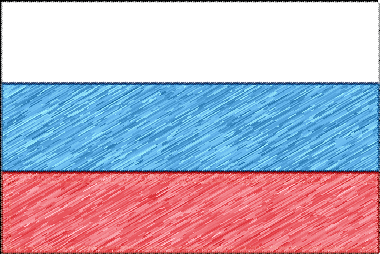 ロシア連邦の国旗イラスト - 色鉛筆風の国旗イラスト一覧｜世界の国サーチ