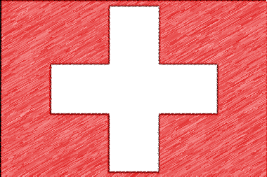 スイス連邦の国旗イラスト - 色鉛筆風の国旗イラスト一覧｜世界の国サーチ
