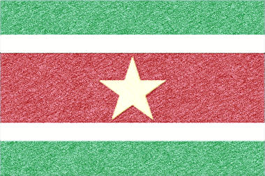 スリナム共和国の国旗イラスト - ｺﾙｸﾎﾞｰﾄﾞ風の国旗イラスト一覧｜世界の国サーチ