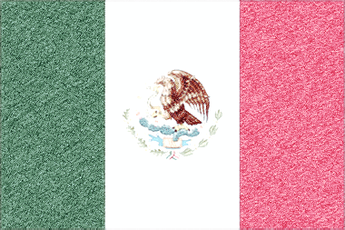 メキシコ合衆国の国旗イラスト - ｺﾙｸﾎﾞｰﾄﾞ風の国旗イラスト一覧｜世界の国サーチ