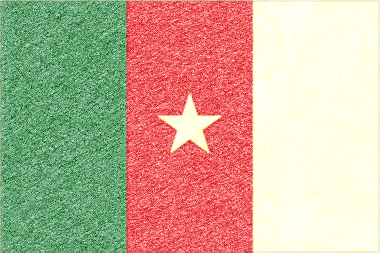 カメルーン共和国の国旗イラスト - ｺﾙｸﾎﾞｰﾄﾞ風の国旗イラスト一覧｜世界の国サーチ