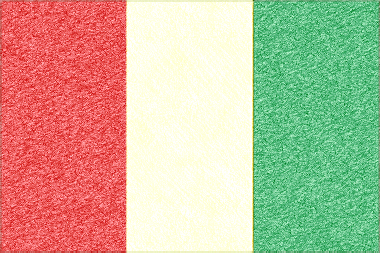 ギニア共和国の国旗イラスト - ｺﾙｸﾎﾞｰﾄﾞ風の国旗イラスト一覧｜世界の国サーチ