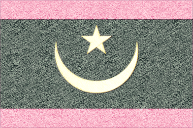モーリタニア・イスラム共和国の国旗イラスト - ｺﾙｸﾎﾞｰﾄﾞ風の国旗イラスト一覧｜世界の国サーチ