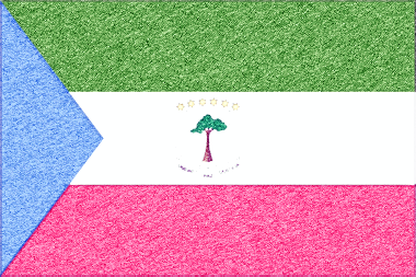 赤道ギニア共和国の国旗イラスト - ｺﾙｸﾎﾞｰﾄﾞ風の国旗イラスト一覧｜世界の国サーチ