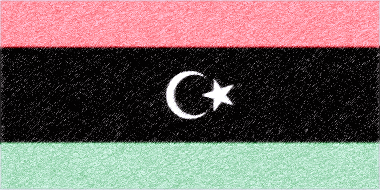 リビアの国旗イラスト - ｺﾙｸﾎﾞｰﾄﾞ風の国旗イラスト一覧｜世界の国サーチ