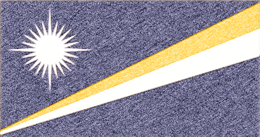 マーシャル諸島共和国の国旗イラスト（ｺﾙｸﾎﾞｰﾄﾞ風の国旗イラスト）