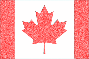 カナダの国旗イラスト - ｺﾙｸﾎﾞｰﾄﾞ風の国旗イラスト一覧｜世界の国サーチ