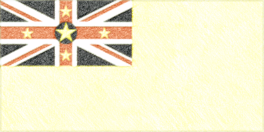 ニウエの国旗イラスト - ｺﾙｸﾎﾞｰﾄﾞ風の国旗イラスト一覧｜世界の国サーチ