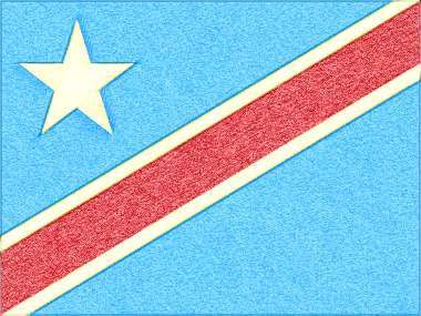 コンゴ民主共和国の国旗イラスト - ｺﾙｸﾎﾞｰﾄﾞ風の国旗イラスト一覧｜世界の国サーチ