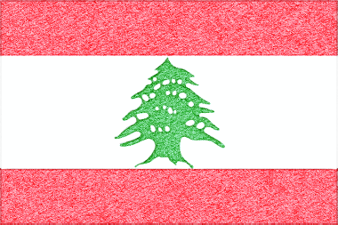 レバノン共和国の国旗イラスト - ｺﾙｸﾎﾞｰﾄﾞ風の国旗イラスト一覧｜世界の国サーチ