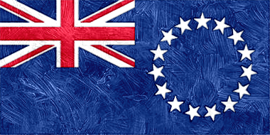 クック諸島の国旗イラスト（油絵風の国旗イラスト）