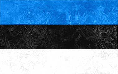 エストニア共和国の国旗イラスト - 油絵風の国旗イラスト一覧｜世界の国サーチ