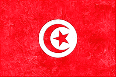 チュニジア共和国の国旗イラスト - 油絵風の国旗イラスト一覧｜世界の国サーチ