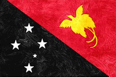パプアニューギニア独立国の国旗イラスト - 油絵風の国旗イラスト一覧｜世界の国サーチ