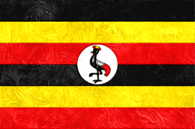 ウガンダ共和国の国旗イラスト - 油絵風の国旗イラスト一覧｜世界の国サーチ