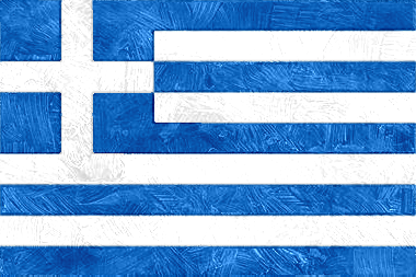 ギリシャ共和国の国旗イラスト - 油絵風の国旗イラスト一覧｜世界の国サーチ