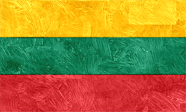 リトアニア共和国の国旗イラスト - 油絵風の国旗イラスト一覧｜世界の国サーチ