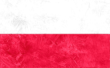 ポーランド共和国の国旗イラスト - 油絵風の国旗イラスト一覧｜世界の国サーチ