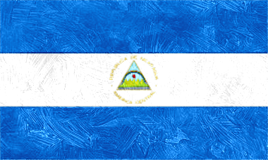 ニカラグア共和国の国旗イラスト - 油絵風の国旗イラスト一覧｜世界の国サーチ