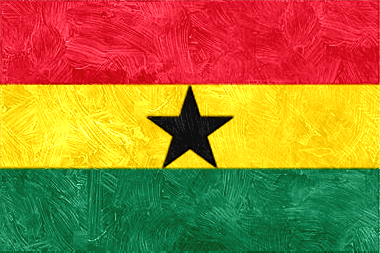 ガーナ共和国の国旗イラスト - 油絵風の国旗イラスト一覧｜世界の国サーチ