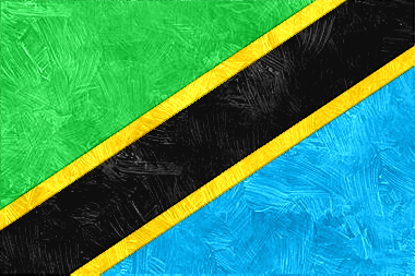 タンザニア連合共和国の国旗イラスト - 油絵風の国旗イラスト一覧｜世界の国サーチ