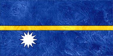 ナウル共和国の国旗イラスト - 油絵風の国旗イラスト一覧｜世界の国サーチ