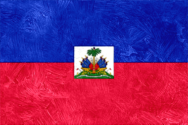 ハイチ共和国の国旗イラスト - 油絵風の国旗イラスト一覧｜世界の国サーチ