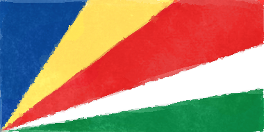 セーシェル共和国の国旗イラスト - 水彩画風の国旗イラスト一覧｜世界の国サーチ