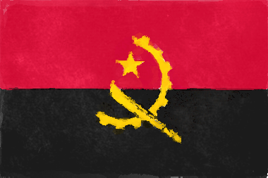 アンゴラ共和国の国旗イラスト - 水彩画風の国旗イラスト一覧｜世界の国サーチ