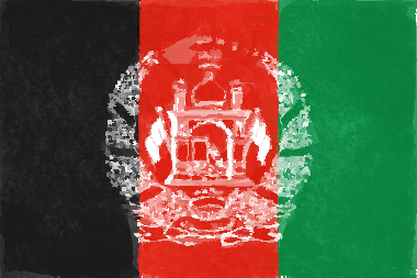 アフガニスタン・イスラム共和国の国旗イラスト - 水彩画風の国旗イラスト一覧｜世界の国サーチ