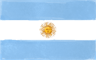 アルゼンチン共和国の国旗イラスト - 水彩画風の国旗イラスト一覧｜世界の国サーチ