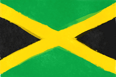 ジャマイカの国旗イラスト - 水彩画風の国旗イラスト一覧｜世界の国サーチ