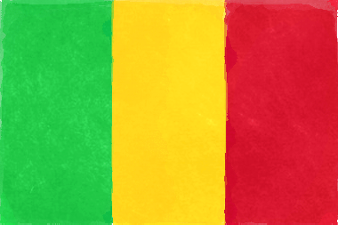 マリ共和国の国旗イラスト - 水彩画風の国旗イラスト一覧｜世界の国サーチ