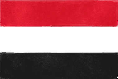 イエメン共和国の国旗イラスト - 水彩画風の国旗イラスト一覧｜世界の国サーチ