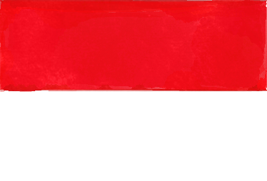 インドネシア共和国の国旗イラスト - 水彩画風の国旗イラスト一覧｜世界の国サーチ