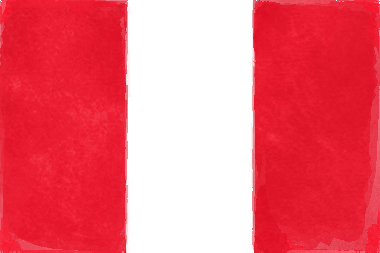 ペルー共和国の国旗イラスト - 水彩画風の国旗イラスト一覧｜世界の国サーチ
