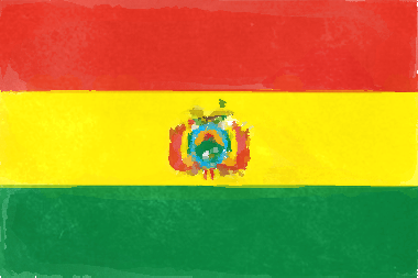 ボリビア多民族国の国旗イラスト - 水彩画風の国旗イラスト一覧｜世界の国サーチ
