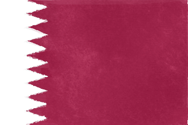 カタール国の国旗イラスト - 水彩画風の国旗イラスト一覧｜世界の国サーチ