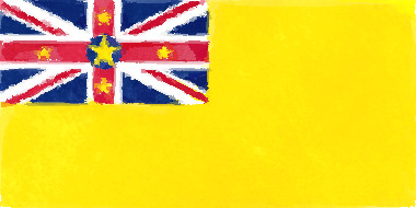 ニウエの国旗イラスト - 水彩画風の国旗イラスト一覧｜世界の国サーチ