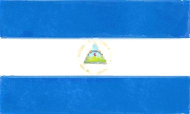ニカラグア共和国の国旗イラスト - 水彩画風の国旗イラスト一覧｜世界の国サーチ