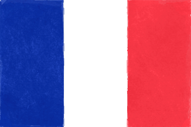 フランス共和国の国旗イラスト - 水彩画風の国旗イラスト一覧｜世界の国サーチ
