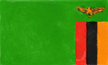 ザンビア共和国の国旗イラスト - 水彩画風の国旗イラスト一覧｜世界の国サーチ
